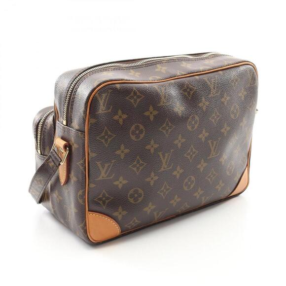 LOUIS VUITTON Brown Monogram Leather Shoulder Bag - Picture 2 of 9